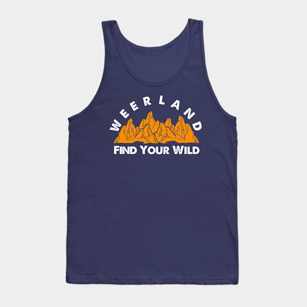 Find Your Wild Navy 2304 Tank Top by Tekad Rasa